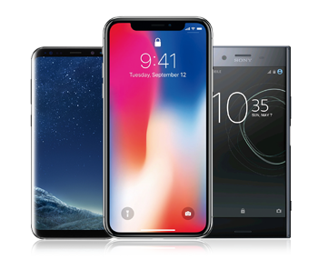 Buy the latest smartphones
