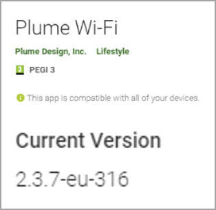 Plume App version EU